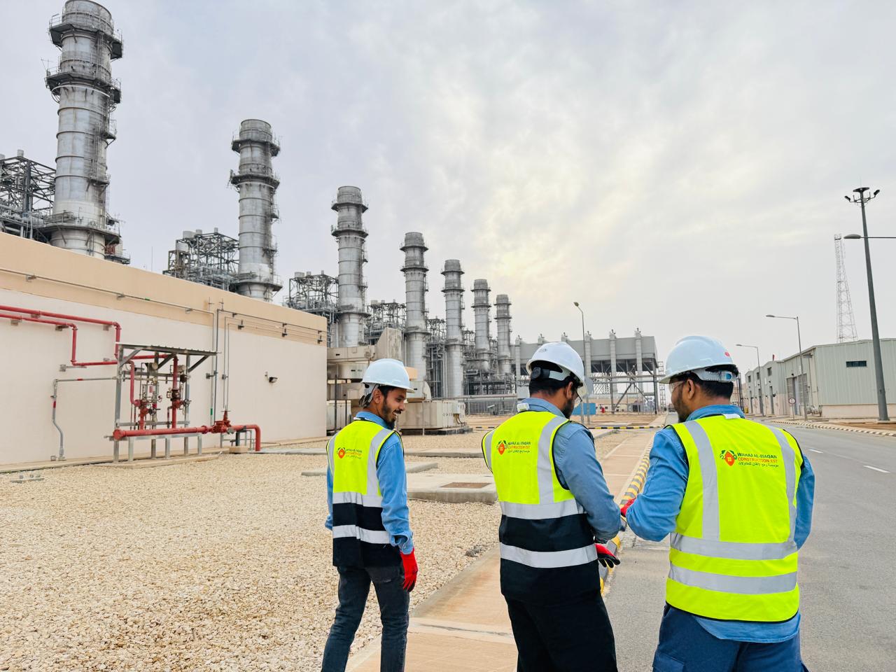 Hydrogen industry project on site